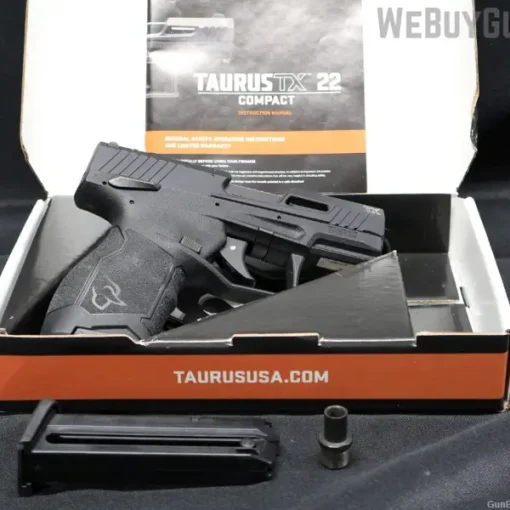 TaurusTX 22 Black 22 Rds T.O.R.O. 22 LR SEMI AUTO PISTOL